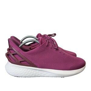 Kizik Athens Athletic Shoe M 10.5 /W 12 Wide Fuchsia Hands Free Slip On Sneakers